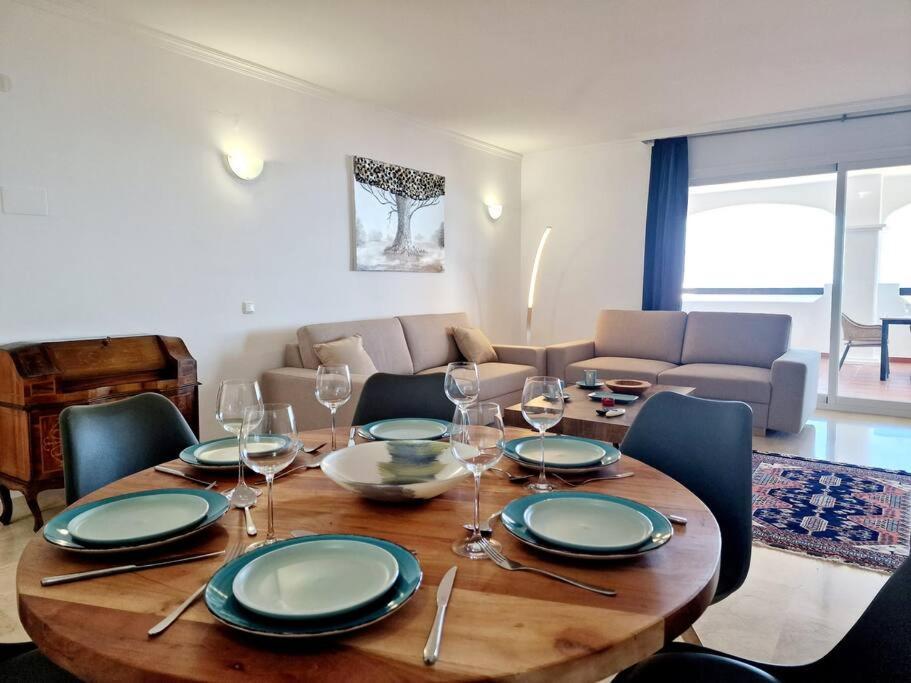 Las Palmeras Seaviews Mijas Bagian luar foto