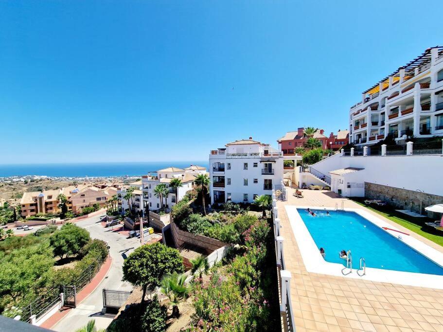 Las Palmeras Seaviews Mijas Bagian luar foto