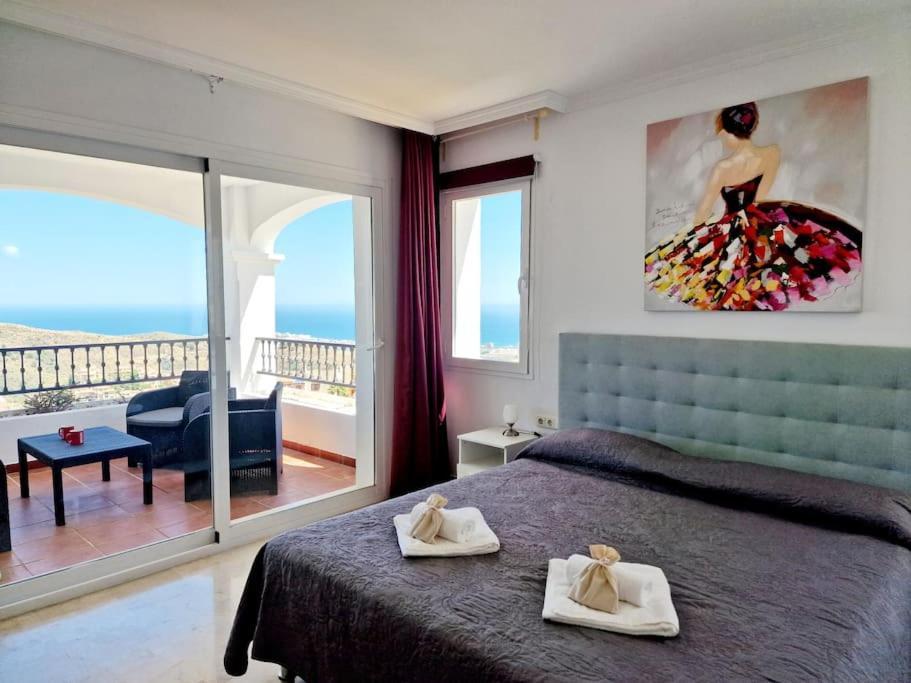 Las Palmeras Seaviews Mijas Bagian luar foto